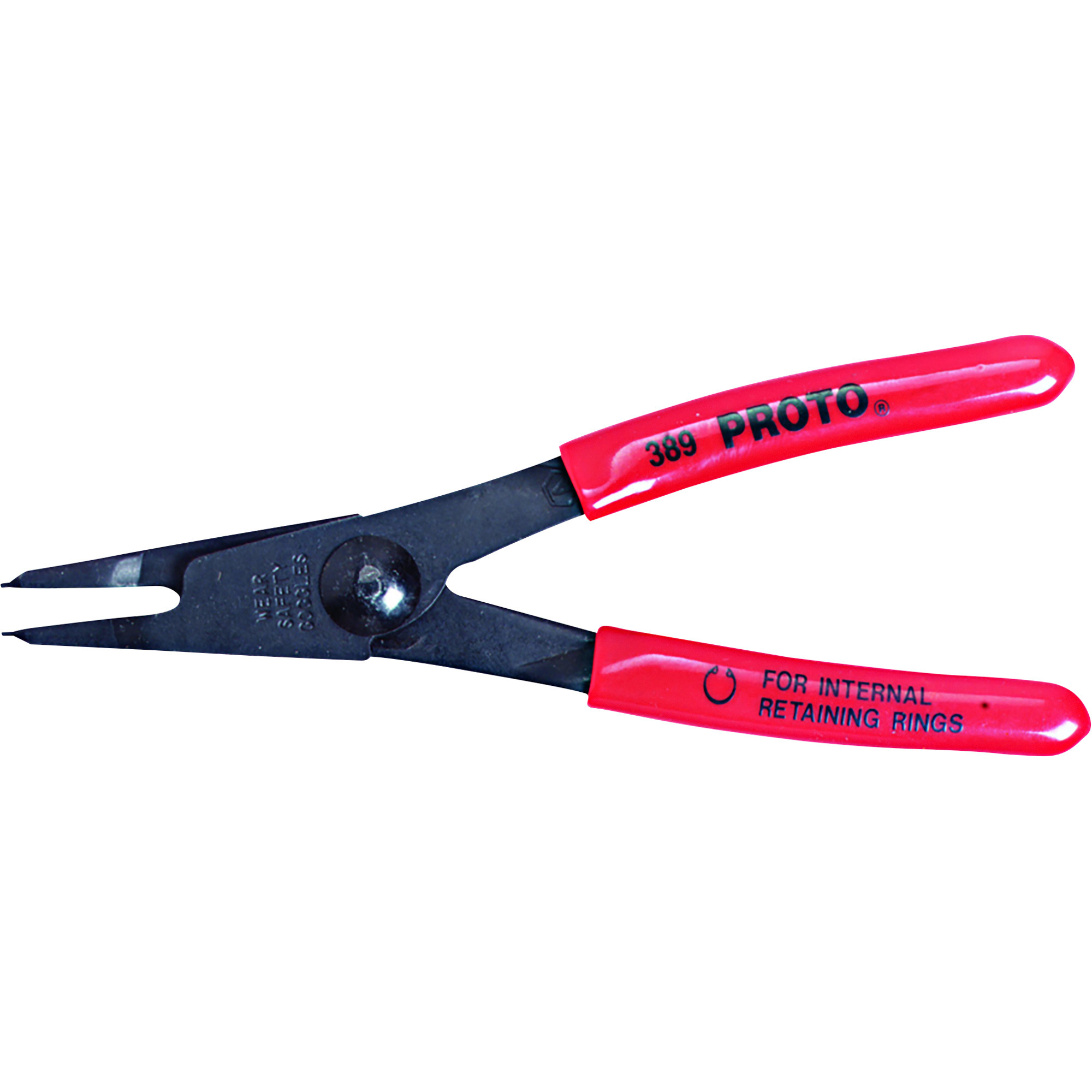 Proto Internal Retaining Ring Pliers, 5-3/8in.L, Model# J389